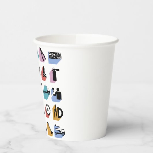 Construction and DIY Home Improvement Icons 紙コップ (左)