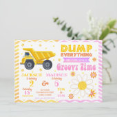 Construction and Groovy Joint Birthday 招待状 (スタンド正面)