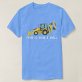 Construction Backho Big Trucks Diggers for Boys & Tシャツ (デザイン正面)