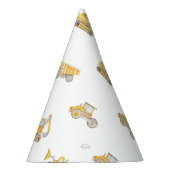 Construction Birthday パーティーハット (右)