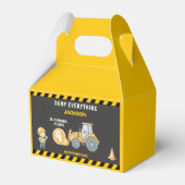 Construction Birthday Boy 4th | Truck Party  フェイバーボックス (正面サイド)