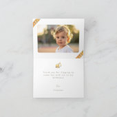 Construction Birthday Dump Trucks Birthday サンキューカード (内部)