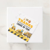 Construction Birthday Favor Tags フェイバータグ (インサイチュ)