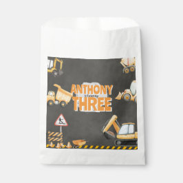 Construction Birthday Invitation フェイバーバッグ