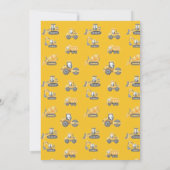 Construction Birthday Invitation |Boy Truck Party  招待状 (裏面)