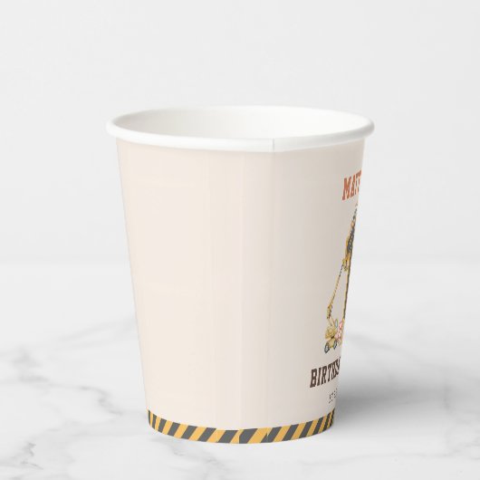 Construction Birthday Party 紙コップ (右)