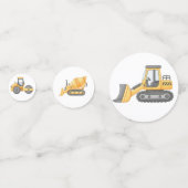 Construction Birthday Table Confetti |Party Decor コンフェッティ (正面)