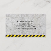 Construction | Blue Collar Worker 名刺 (裏面)