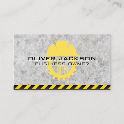 Construction | Blue Collar Worker 名刺 (正面)