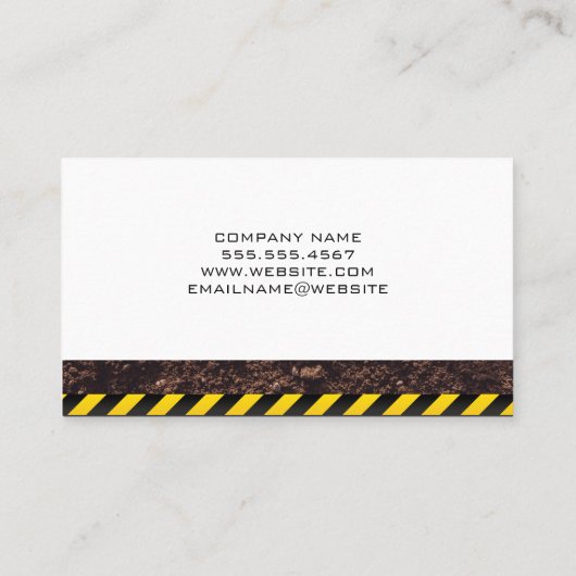 Construction Build | Contractor | Engineer 名刺 (裏面)