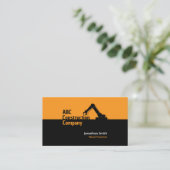 Construction Building Crane Business Card 名刺 (スタンド正面)