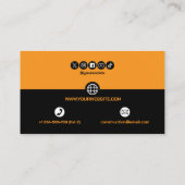 Construction Building Crane Business Card 名刺 (裏面)