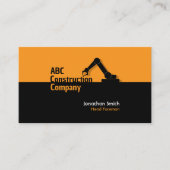 Construction Building Crane Business Card 名刺 (正面)
