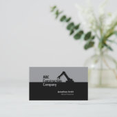 Construction Building Crane Business Card 名刺 (スタンド正面)