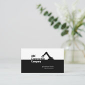 Construction Building Crane Business Card 名刺 (スタンド正面)