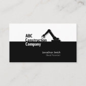 Construction Building Crane Business Card 名刺 (正面)