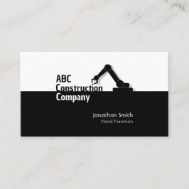 Construction Building Crane Business Card 名刺