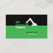 Construction Building Crane Business Card 名刺 (正面)