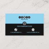 Construction Building Crane Business Card 名刺 (裏面)
