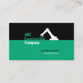 Construction Building Crane Business Card 名刺 (正面)