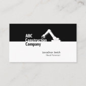 Construction Building Crane Business Card 名刺 (正面)