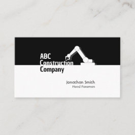 Construction Building Crane Business Card 名刺