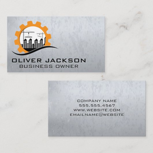 Construction Buildings | High Risers 名刺 (正面/裏面)