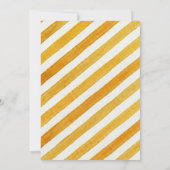 construction bulldozer celebration baby boy shower 招待状 (裏面)