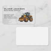 Construction | Bulldozer | Developer 名刺 (正面/裏面)
