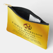 Construction Business Marketing Logo アクセサリーポーチ (見開き)