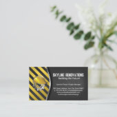 Construction Caution | Hard Hat Helmet 名刺 (スタンド正面)