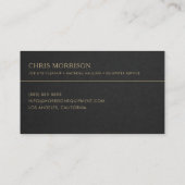 Construction Cleanup Services Professional  名刺 (裏面)