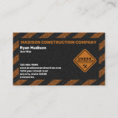 Construction | Contractor 名刺 (正面)