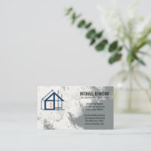 Construction Contractor | Blue Collar 名刺 (スタンド正面)