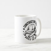 Construction Crew – Built to Last | 建設業ジョーク コーヒーマグカップ (正面右)