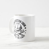 Construction Crew – Built to Last | 建設業ジョーク コーヒーマグカップ (正面左)