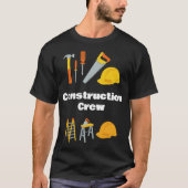 Construction Crew Tools Graphic Tシャツ (正面)