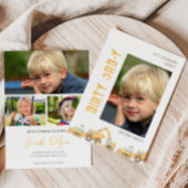 Construction Dirty 3rd-y Photo Birthday Invitation 招待状