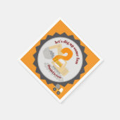 Construction Dump Truck スタンダードカクテルナプキン (角)