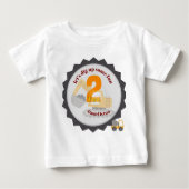 Construction Dump Truck ベビーTシャツ (正面)