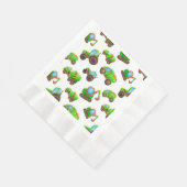 Construction Dump Truck 縁ありランチョンナプキン (角)