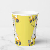 Construction Dump Truck Party Boy Birthday  紙コップ (右)