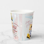 Construction Dump Truck Party Boy Birthday  Paper 紙コップ (右)
