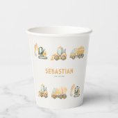 Construction Dump Truck Party Paper Cup 紙コップ (裏面)