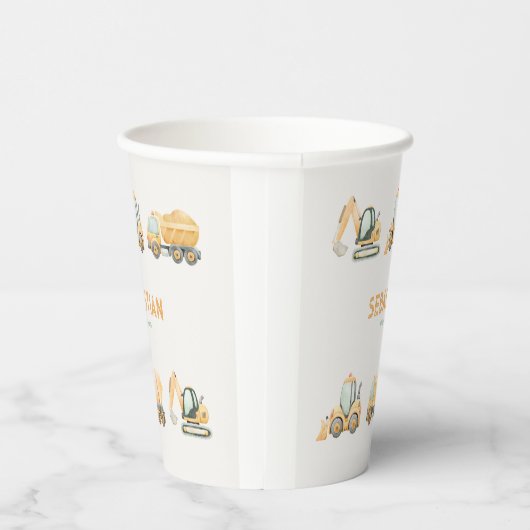 Construction Dump Truck Party Paper Cup 紙コップ (右)