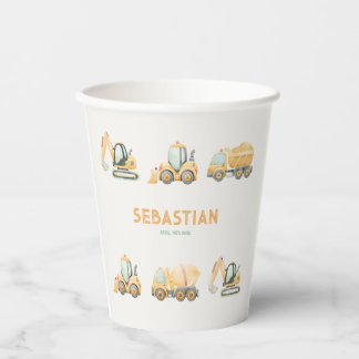 Construction Dump Truck Party Paper Cup 紙コップ