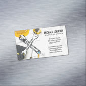 Construction Equipment | Home Repair Hand Tools マグネット名刺 (インサイチュ)
