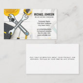 Construction Equipment | Home Repair Hand Tools 名刺 (正面/裏面)