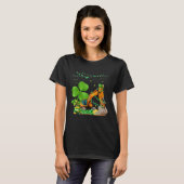 Construction Excavator St Patricks Day Boys Girls  Tシャツ (正面フル)