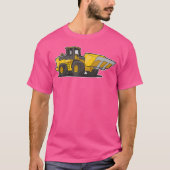 Construction Front Loader Tractor For Adults And Tシャツ (正面)